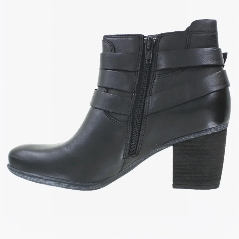 Josef Seibel Zip & Straps Leather Women’s Ankle Boots 11 - 11 1/2 USA (42 EU)